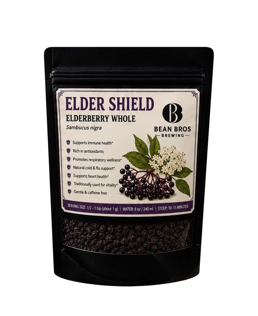Elder Elixer packaging