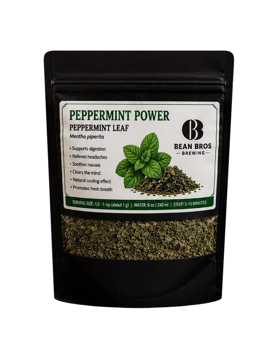 Peppermint Power packaging